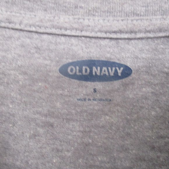 Old Navy Back To The Future Long Sleeve Shirt Gray Men Size | S - Picture 6 of 7